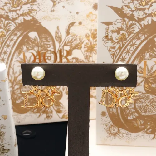Replica Christian Dior Earrings For Women #1447948 $27.00 USD for Wholesale