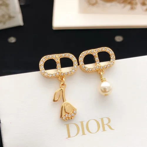 Wholesale Christian Dior Earrings For Women #1447951 $27.00 USD, Wholesale Quality Replica Christian Dior Earrings