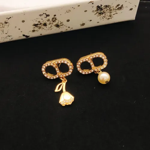 Replica Christian Dior Earrings For Women #1447951 $27.00 USD for Wholesale