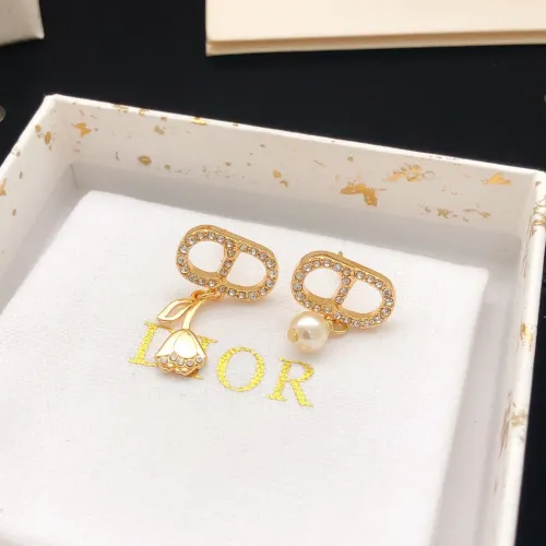Replica Christian Dior Earrings For Women #1447951 $27.00 USD for Wholesale
