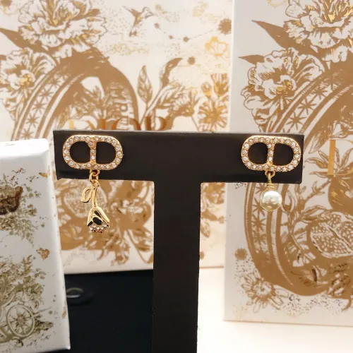 Replica Christian Dior Earrings For Women #1447951 $27.00 USD for Wholesale