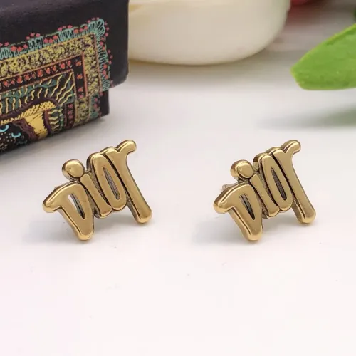 Replica Christian Dior Earrings For Women #1447953 $25.00 USD for Wholesale