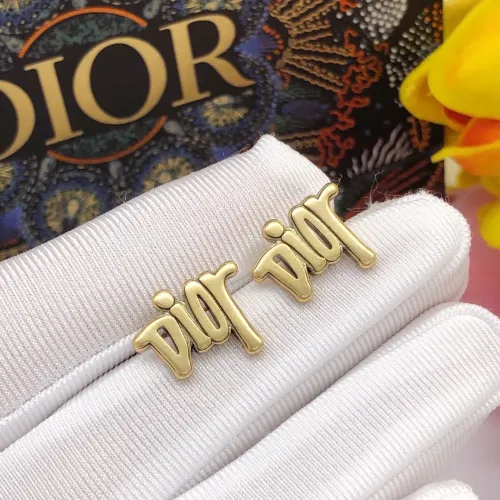 Replica Christian Dior Earrings For Women #1447953 $25.00 USD for Wholesale