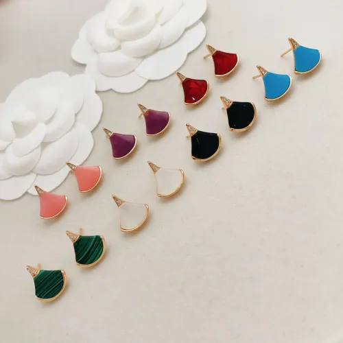 Replica Bvlgari Earrings For Women #1448006 $32.00 USD for Wholesale