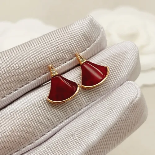 Replica Bvlgari Earrings For Women #1448007 $32.00 USD for Wholesale