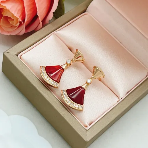 Replica Bvlgari Earrings For Women #1448011 $32.00 USD for Wholesale