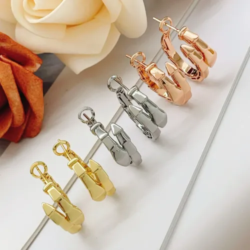 Replica Bvlgari Earrings For Women #1448015 $29.00 USD for Wholesale
