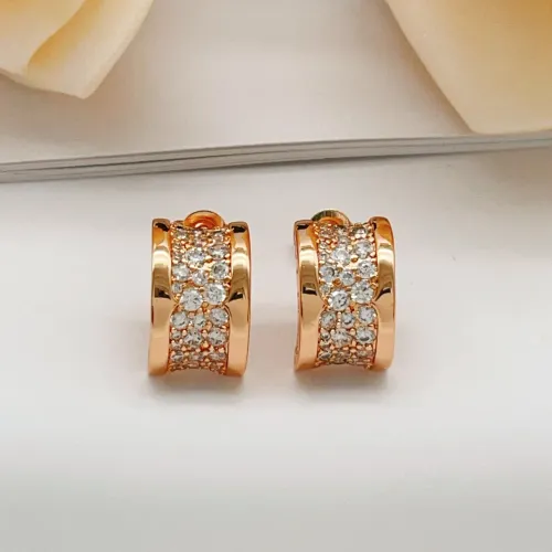 Wholesale Bvlgari Earrings For Women #1448021 $34.00 USD, Wholesale Quality Replica Bvlgari Earrings