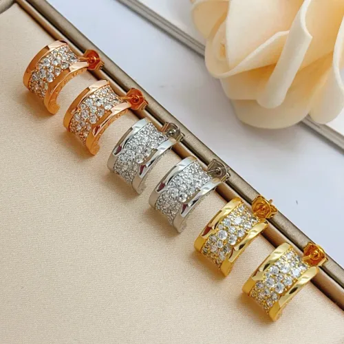 Replica Bvlgari Earrings For Women #1448022 $34.00 USD for Wholesale