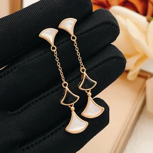 Replica Bvlgari Earrings For Women #1448026 $36.00 USD for Wholesale
