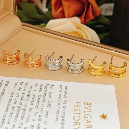 Replica Bvlgari Earrings For Women #1448031 $29.00 USD for Wholesale