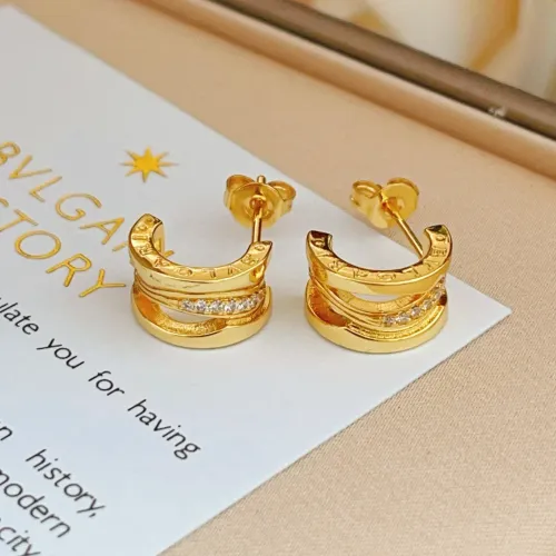 Wholesale Bvlgari Earrings For Women #1448032 $29.00 USD, Wholesale Quality Replica Bvlgari Earrings