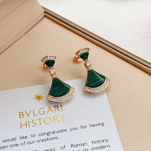 Wholesale Bvlgari Earrings For Women #1448037 $36.00 USD, Wholesale Quality Replica Bvlgari Earrings