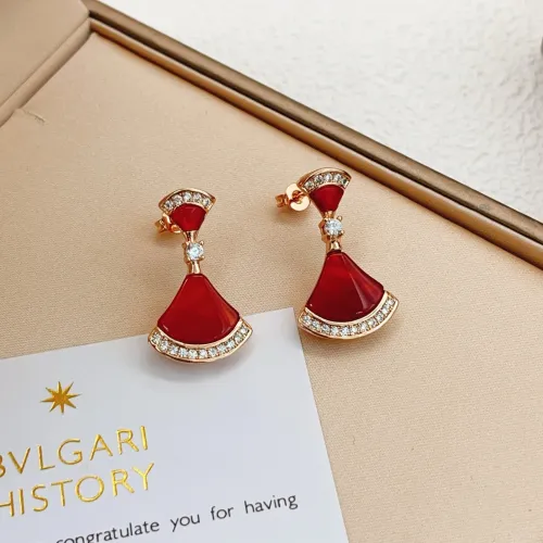Wholesale Bvlgari Earrings For Women #1448039 $36.00 USD, Wholesale Quality Replica Bvlgari Earrings