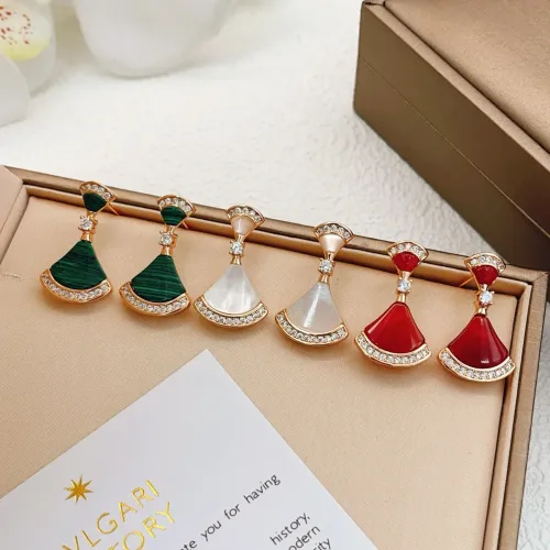 Replica Bvlgari Earrings For Women #1448039 $36.00 USD for Wholesale