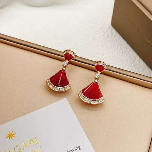 Replica Bvlgari Earrings For Women #1448039 $36.00 USD for Wholesale