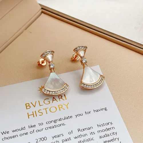 Wholesale Bvlgari Earrings For Women #1448040 $36.00 USD, Wholesale Quality Replica Bvlgari Earrings