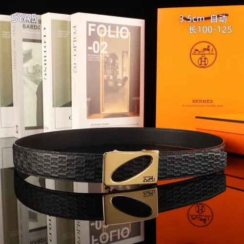 Replica Hermes AAA Quality Belts For Men #1448076 $60.00 USD for Wholesale