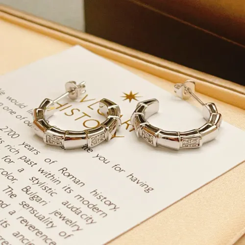 Wholesale Bvlgari Earrings For Women #1448077 $32.00 USD, Wholesale Quality Replica Bvlgari Earrings