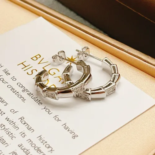 Replica Bvlgari Earrings For Women #1448077 $32.00 USD for Wholesale