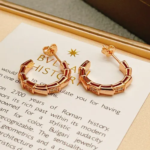 Wholesale Bvlgari Earrings For Women #1448078 $32.00 USD, Wholesale Quality Replica Bvlgari Earrings