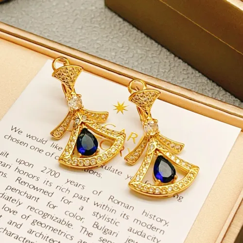 Replica Bvlgari Earrings For Women #1448086 $32.00 USD for Wholesale