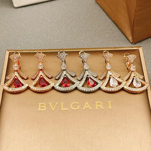 Replica Bvlgari Earrings For Women #1448088 $32.00 USD for Wholesale