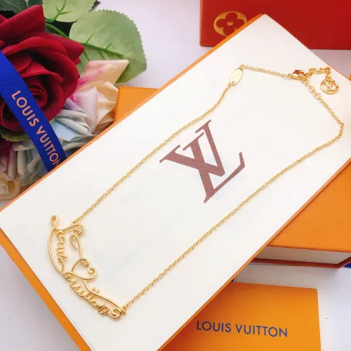 Wholesale Louis Vuitton Necklaces #1448172 $32.00 USD, Wholesale Quality Replica Louis Vuitton Necklaces