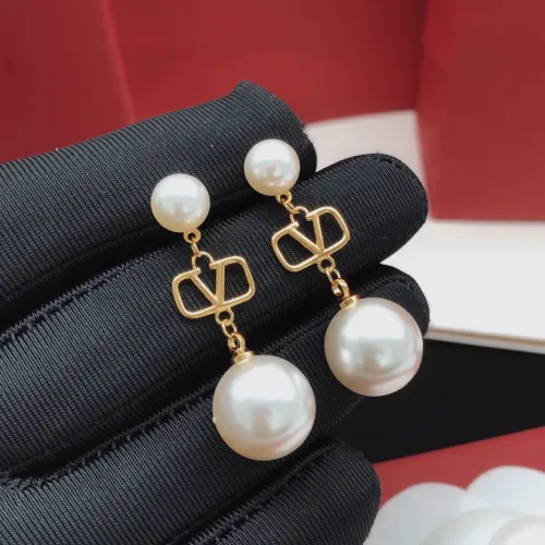 Replica Valentino Earrings For Women #1448263 $25.00 USD for Wholesale