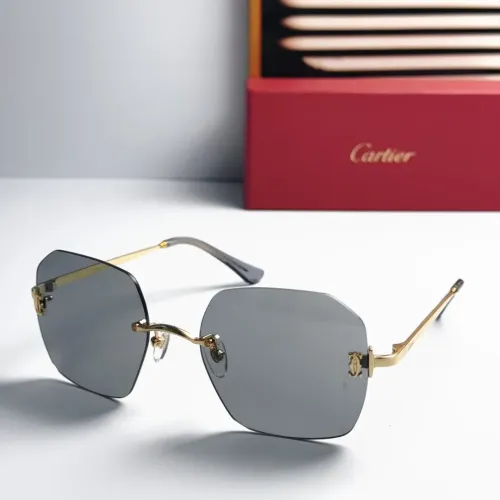 Wholesale Cartier AAA Quality Sunglassess #1448289 $48.00 USD, Wholesale Quality Replica Cartier AAA Quality Sunglassess