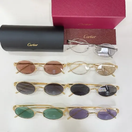 Replica Cartier AAA Quality Sunglassess #1448308 $60.00 USD for Wholesale
