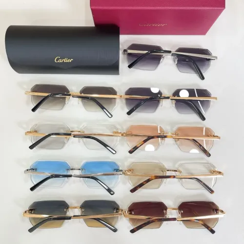 Replica Cartier AAA Quality Sunglassess #1448326 $72.00 USD for Wholesale