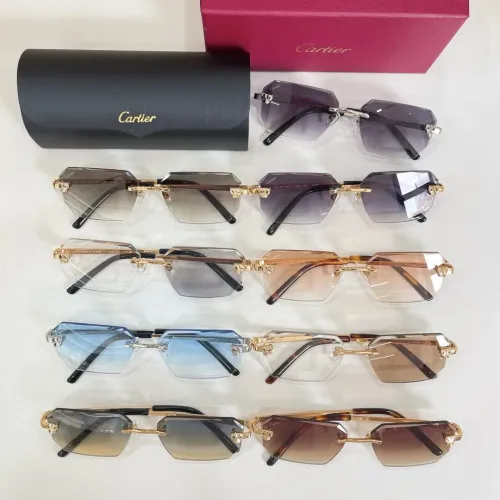 Replica Cartier AAA Quality Sunglassess #1448331 $60.00 USD for Wholesale