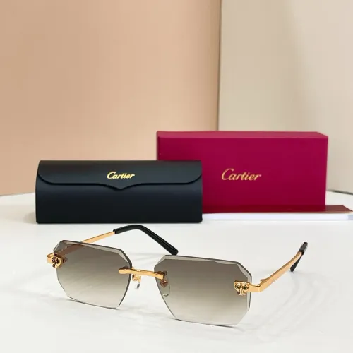 Wholesale Cartier AAA Quality Sunglassess #1448335 $60.00 USD, Wholesale Quality Replica Cartier AAA Quality Sunglassess