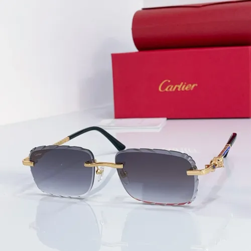 Wholesale Cartier AAA Quality Sunglassess #1448342 $60.00 USD, Wholesale Quality Replica Cartier AAA Quality Sunglassess