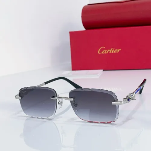 Wholesale Cartier AAA Quality Sunglassess #1448343 $60.00 USD, Wholesale Quality Replica Cartier AAA Quality Sunglassess