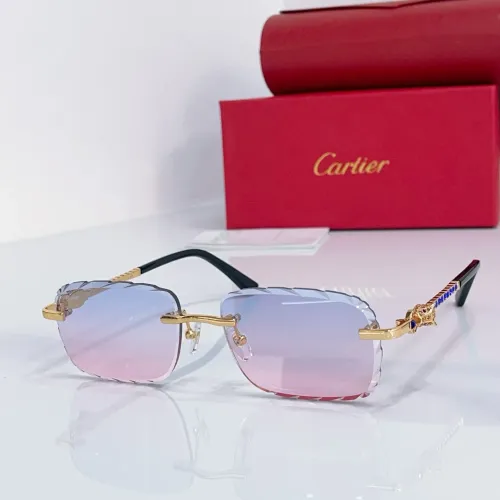 Wholesale Cartier AAA Quality Sunglassess #1448344 $60.00 USD, Wholesale Quality Replica Cartier AAA Quality Sunglassess