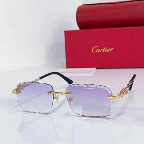 Wholesale Cartier AAA Quality Sunglassess #1448345 $60.00 USD, Wholesale Quality Replica Cartier AAA Quality Sunglassess