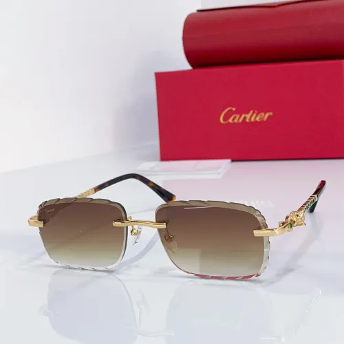 Wholesale Cartier AAA Quality Sunglassess #1448346 $60.00 USD, Wholesale Quality Replica Cartier AAA Quality Sunglassess