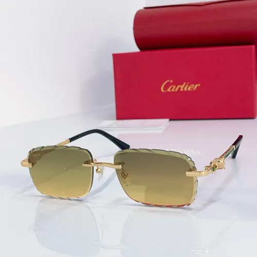 Wholesale Cartier AAA Quality Sunglassess #1448347 $60.00 USD, Wholesale Quality Replica Cartier AAA Quality Sunglassess