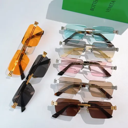Replica Bottega Veneta AAA Quality Sunglasses #1448362 $56.00 USD for Wholesale