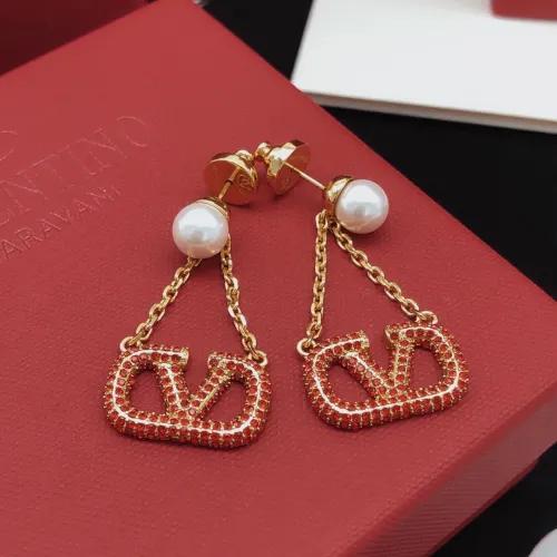 Replica Valentino Earrings For Women #1448395 $29.00 USD for Wholesale
