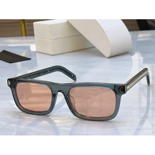 Wholesale Prada AAA Quality Sunglasses #1448586 $60.00 USD, Wholesale Quality Replica Prada AAA Quality Sunglasses