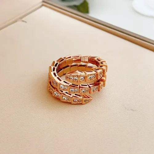 Wholesale Bvlgari Rings In Rose Gold #1448660 $36.00 USD, Wholesale Quality Replica Bvlgari Rings