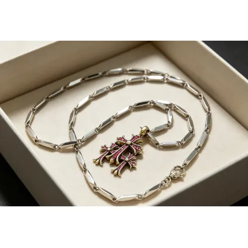 Wholesale Chrome Hearts Necklaces #1448669 $42.00 USD, Wholesale Quality Replica Chrome Hearts Necklaces