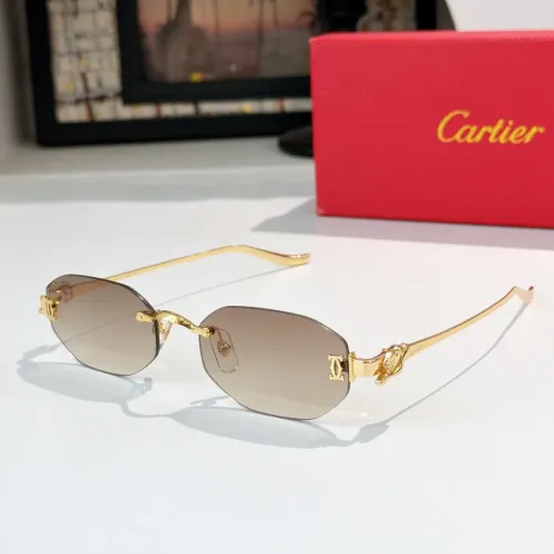 Wholesale Cartier AAA Quality Sunglassess #1448745 $60.00 USD, Wholesale Quality Replica Cartier AAA Quality Sunglassess