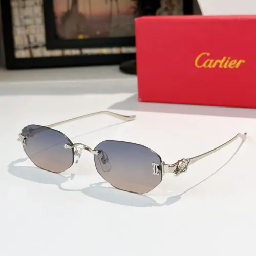 Wholesale Cartier AAA Quality Sunglassess #1448747 $60.00 USD, Wholesale Quality Replica Cartier AAA Quality Sunglassess