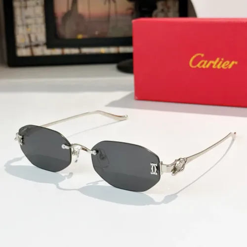 Wholesale Cartier AAA Quality Sunglassess #1448748 $60.00 USD, Wholesale Quality Replica Cartier AAA Quality Sunglassess