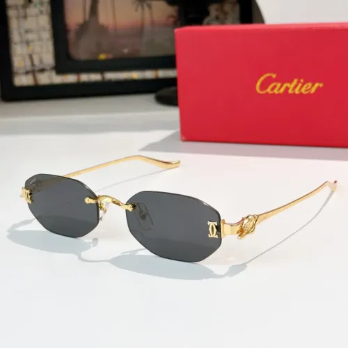 Wholesale Cartier AAA Quality Sunglassess #1448749 $60.00 USD, Wholesale Quality Replica Cartier AAA Quality Sunglassess