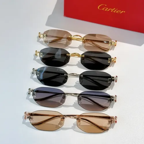 Replica Cartier AAA Quality Sunglassess #1448749 $60.00 USD for Wholesale